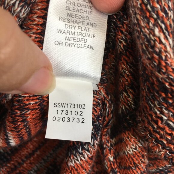 Pure Jill J.Jill Space Dyed V Neck Short Sleeve Sweater Size MP - Picture 9 of 12